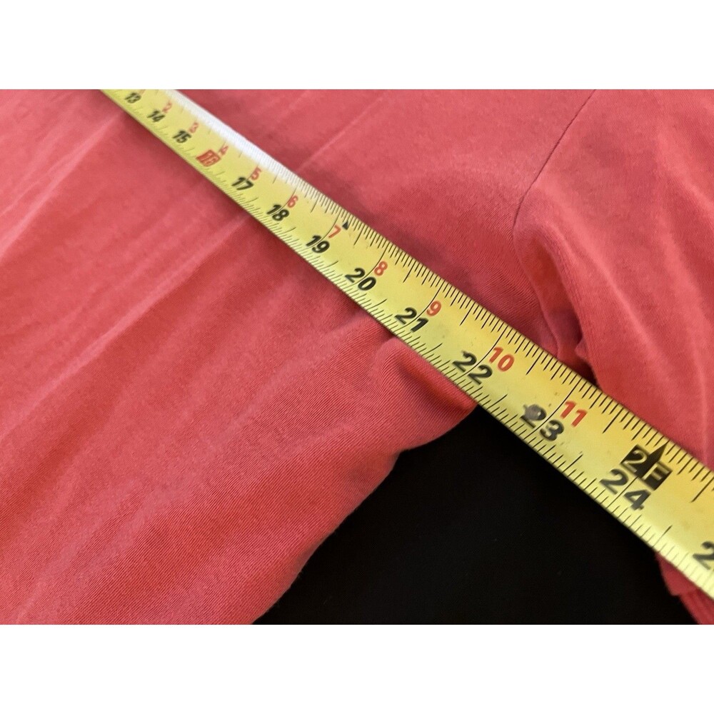 Polo Ralph Lauren Men's XL Salmon Pink Polo Shirt Green Pony Cotton Short Sleeve - Picture 5 of 6
